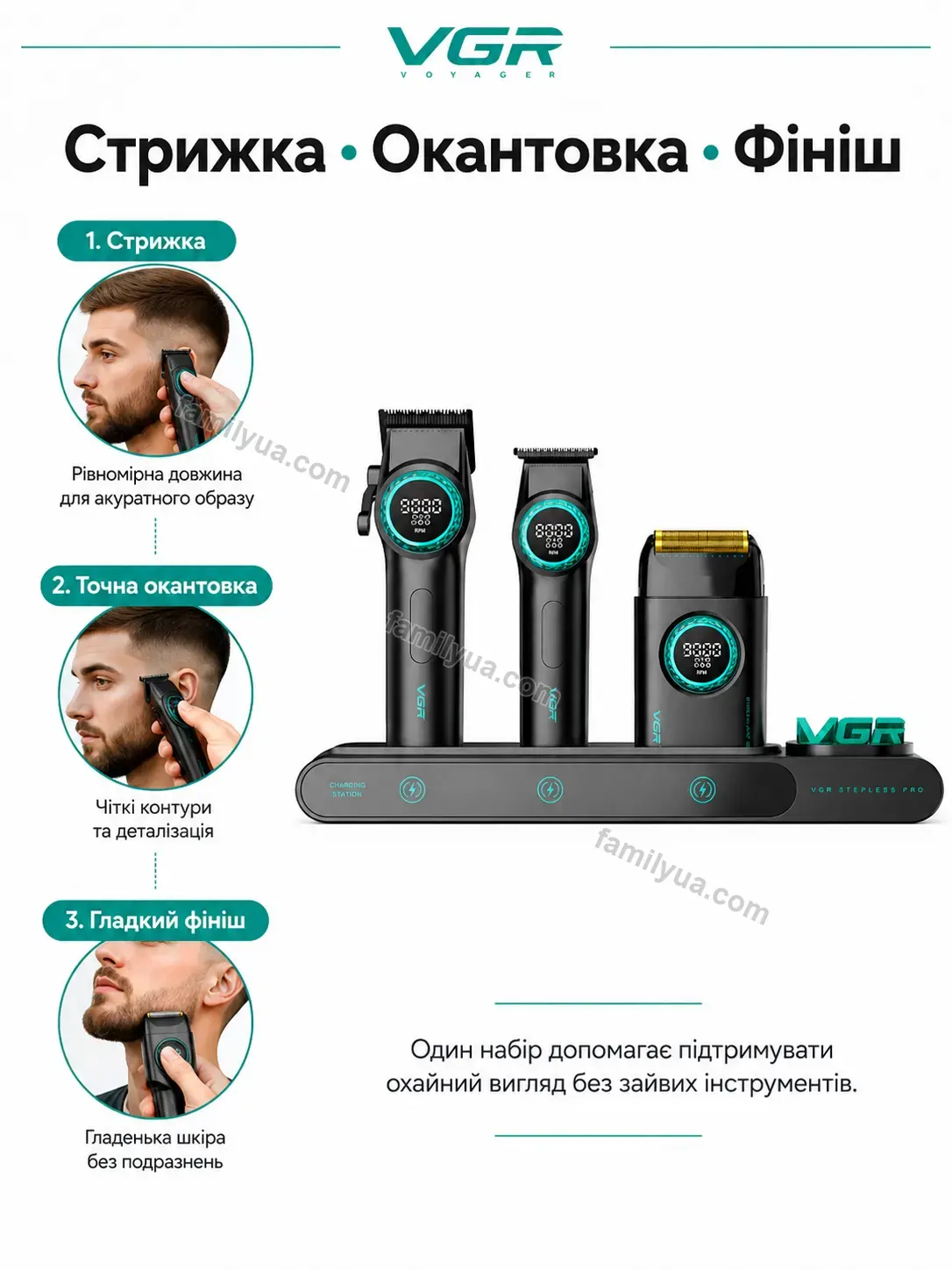 ✨ Набір для стрижки Dobra Go Calm - використання